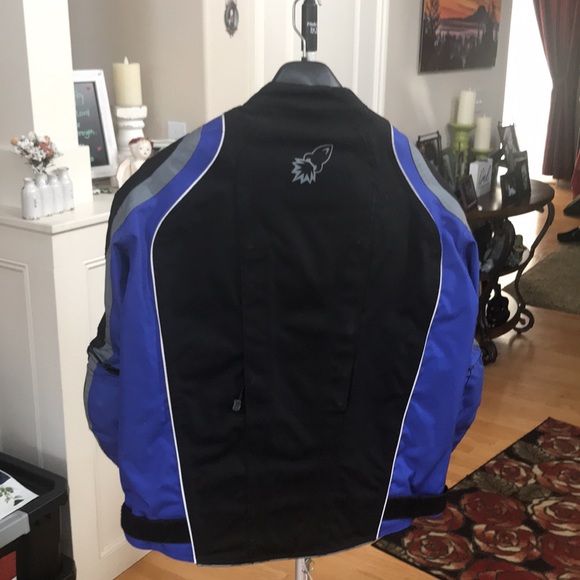 Unisex Joe Rocket Motorcycle Jacket w/liner, shoulder, elbow pads Sz L (SKU B) - Picture 8 of 10